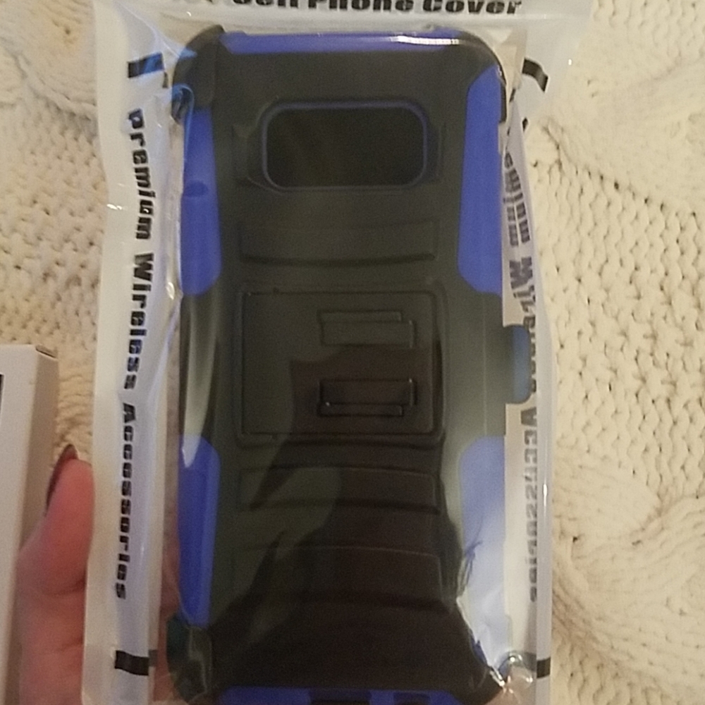 Samsung Galaxy s8 case with protection glass